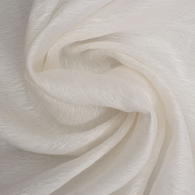 Ivory Silk Blend Organza