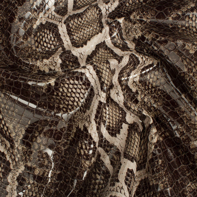 Grey Snakeskin Laminated PVC