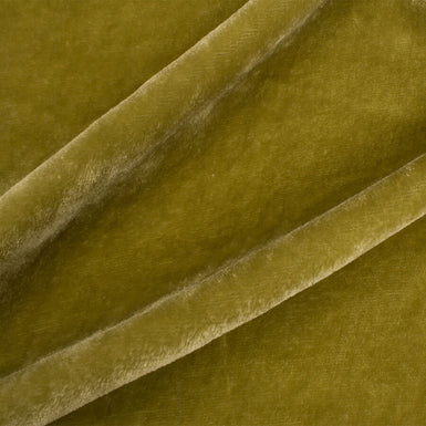 Moss Green Plain Velvet