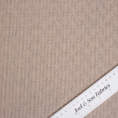 Taupe Pure Wool Bouclé