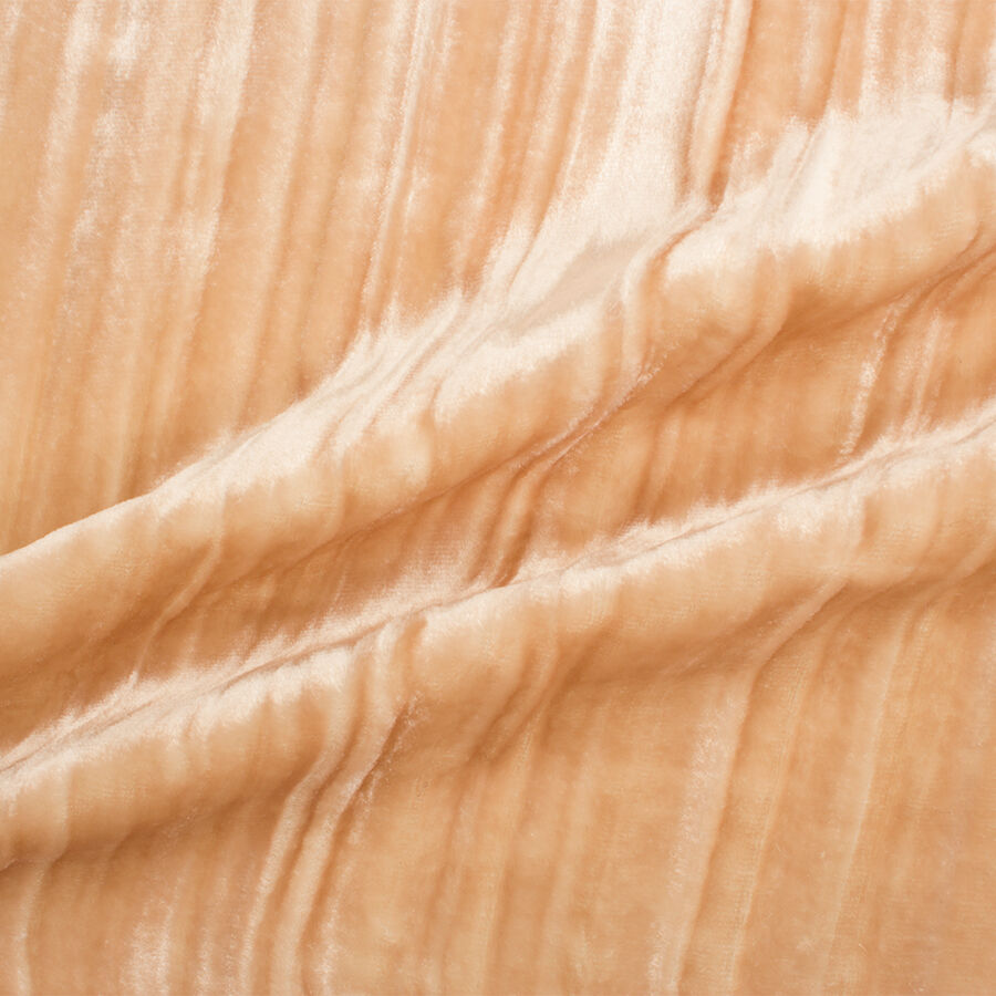 Beige Crushed Silk Blend Velvet (A 2m Piece)