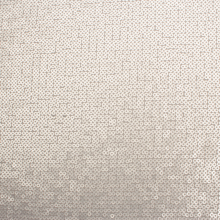 Muted Silver Sequinned Tulle