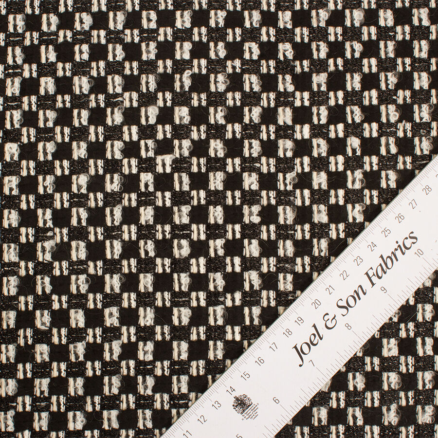 Monochrome Metallic Bouclé