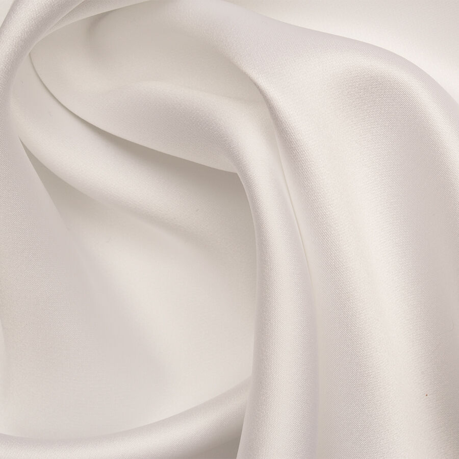 Off-White Double Faced Duchess Satin & Mikado