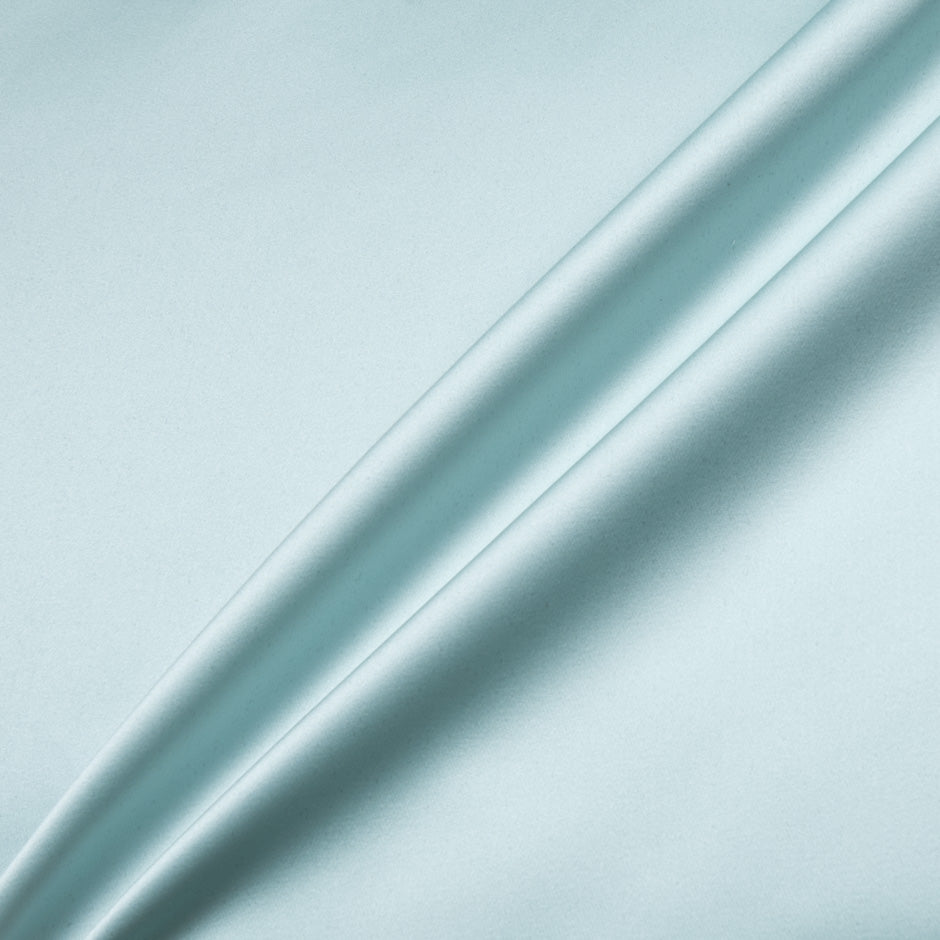 Ice Mint Double Faced Duchess Satin & Mikado