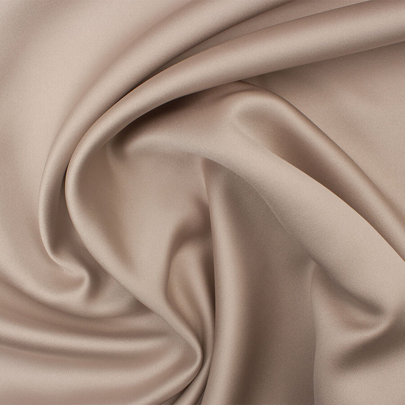 Polyester Faille in Nude