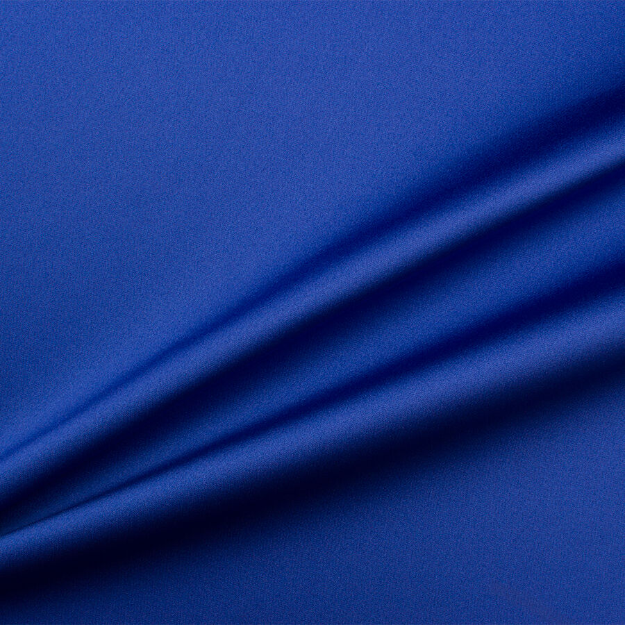 Royal Blue Double Faced Duchess Satin & Mikado