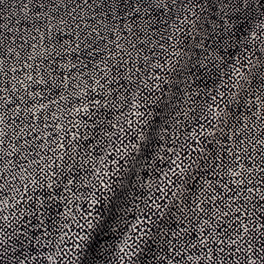 Monochrome Cotton Blend Bouclé
