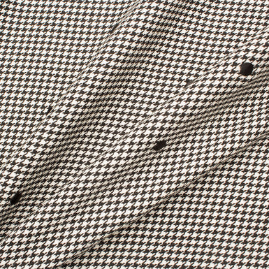 Monochrome Pure Wool Houndstooth