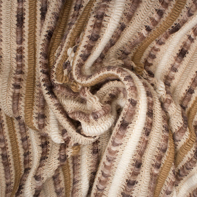 Beige Shaded Wool Blend Knit