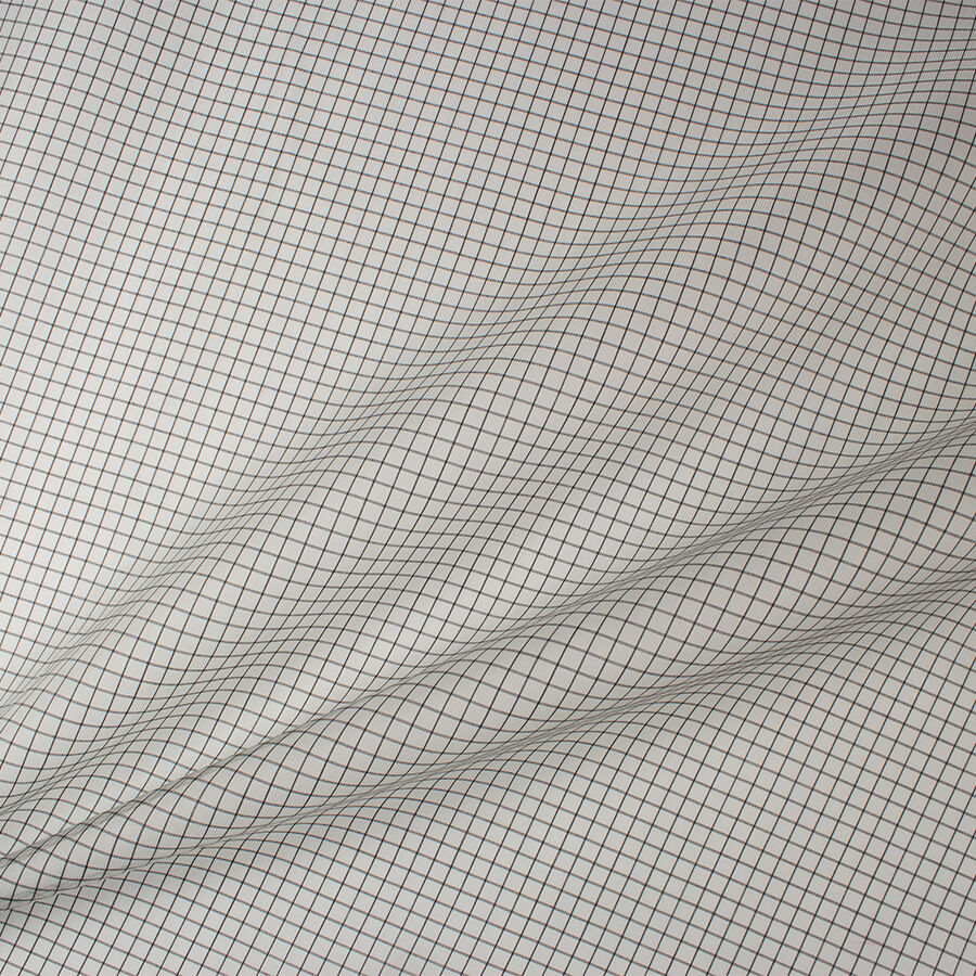 Monochrome Printed Silk Organza