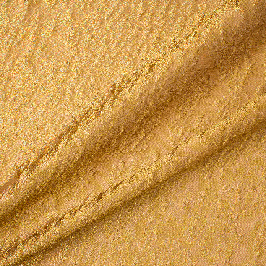 Dark Gold Crinkled Lamé