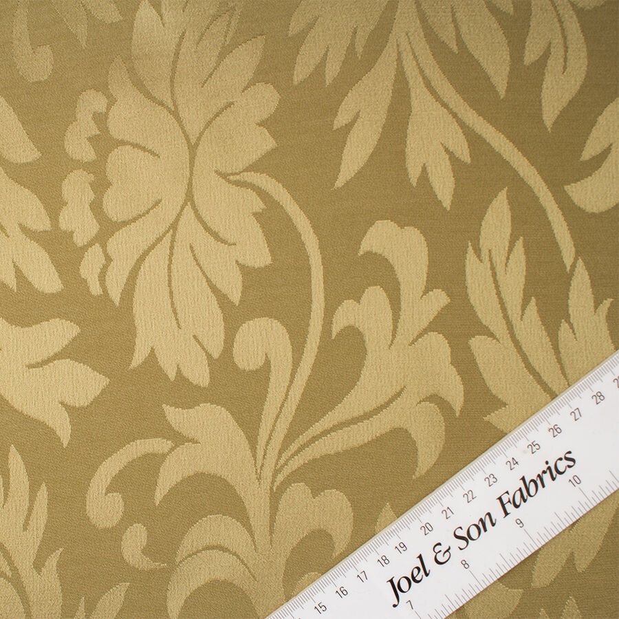 Khaki Green Jacquard Wool