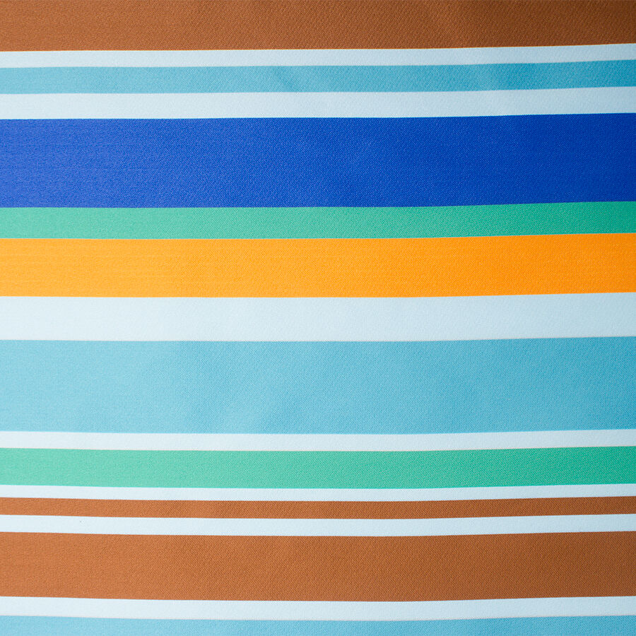 Blue/Yellow/Brown Striped Mikado