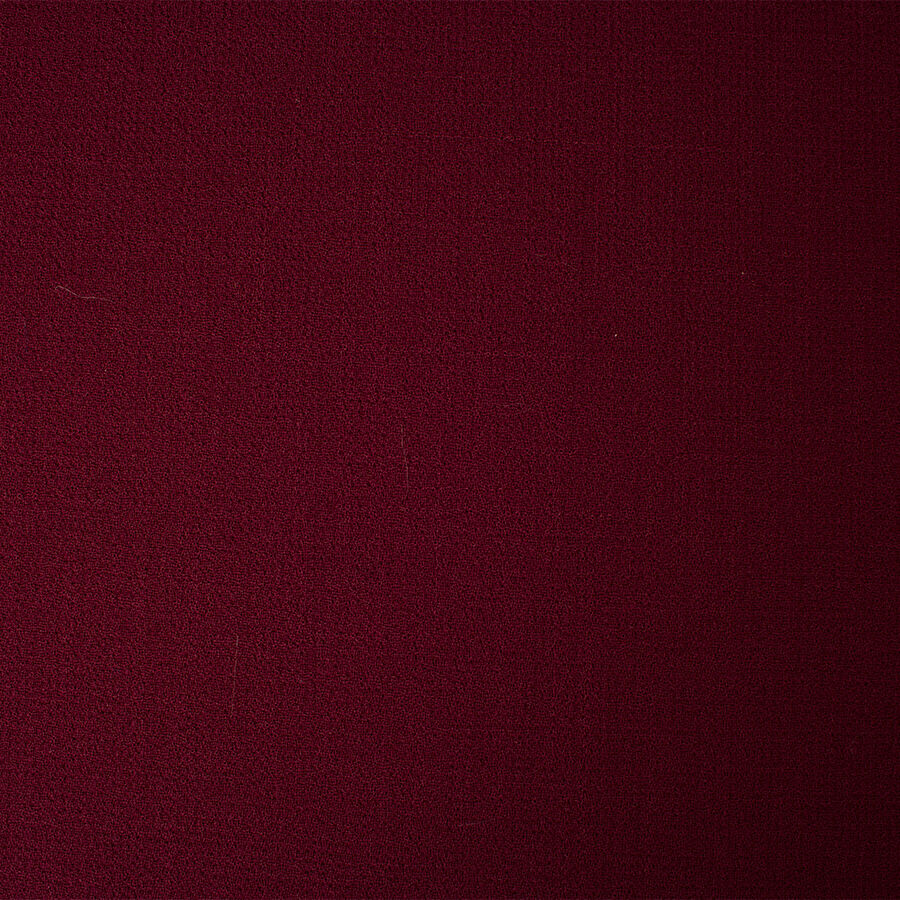Dark Burgundy Double Wool Crêpe