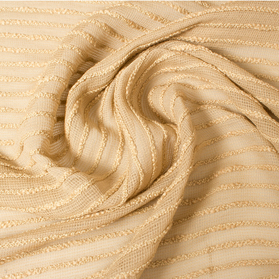 Beige Sheer Knit Jersey