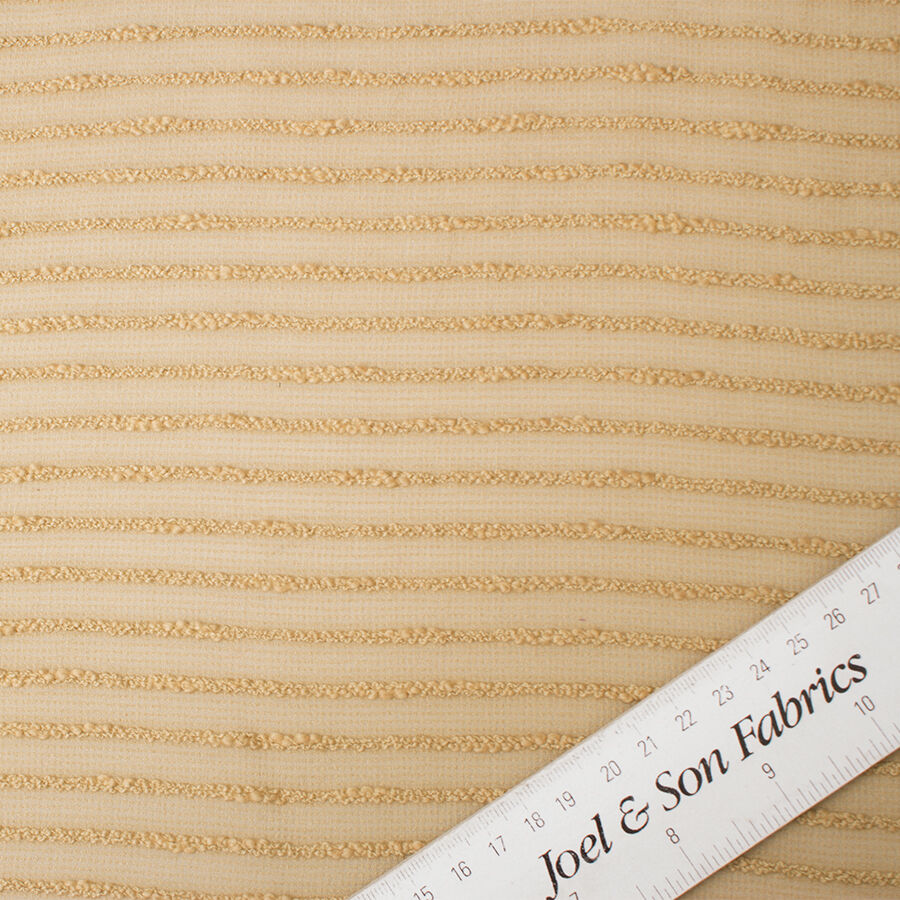 Beige Sheer Knit Jersey