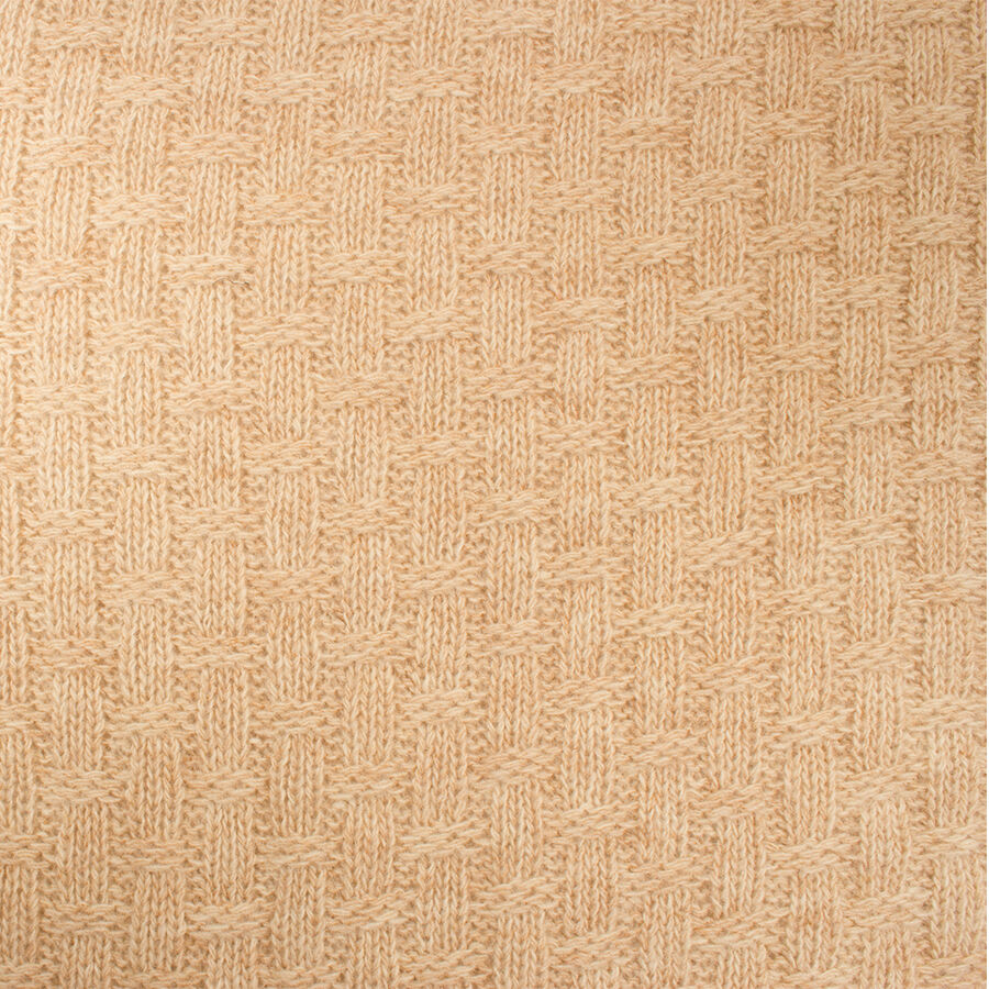 Oatmeal Cable Knit Wool