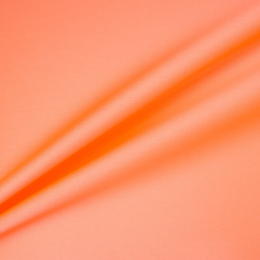 Fluorescent Orange Silk Blend Mikado