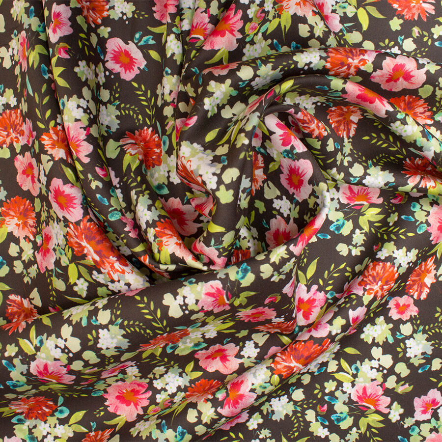Red/Pink Floral Printed Luxury Cotton