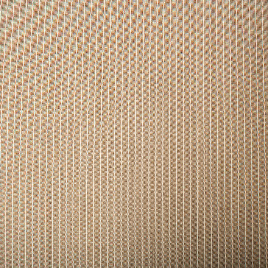 Beige & Cream Pinstriped Pure Wool Suiting