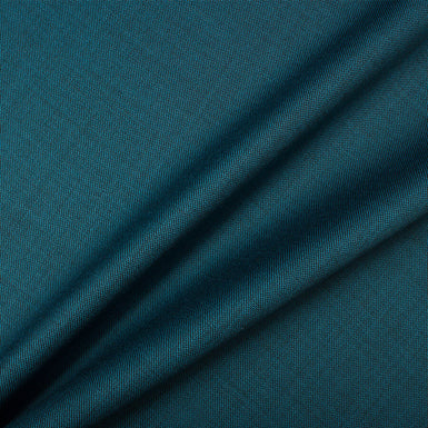 Sea Blue 'Super 120's' Superfine Wool (A 2.95m Piece)