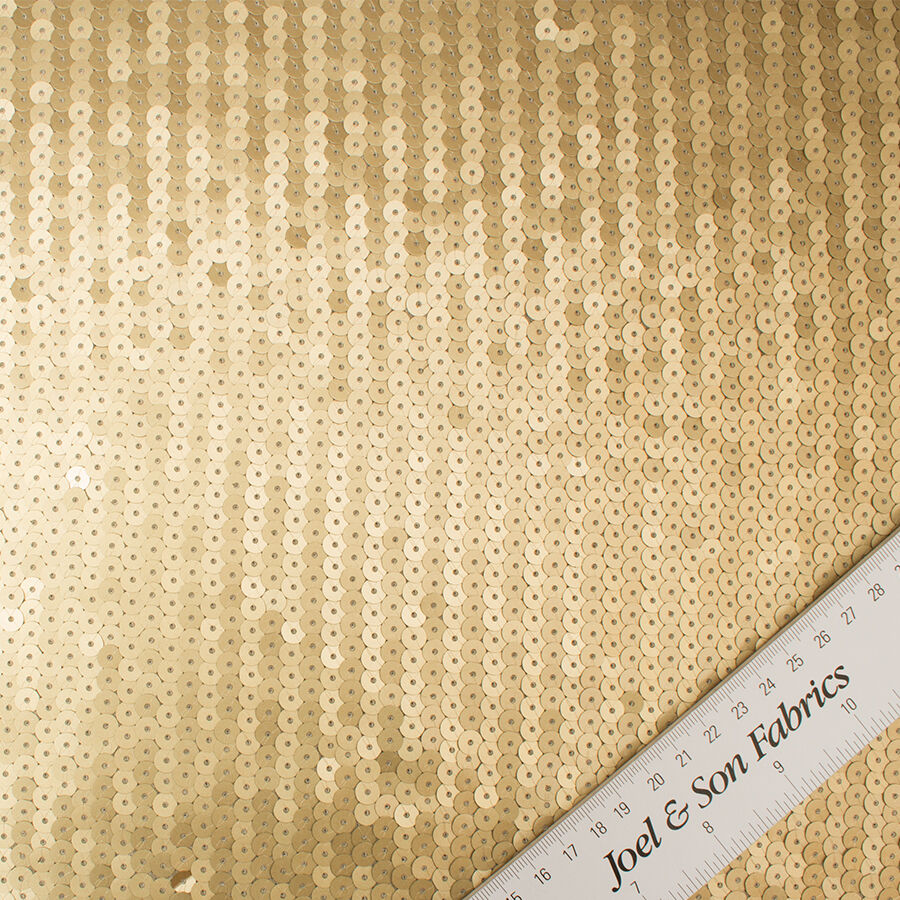 Rich Gold All-Over Sequin Fabric
