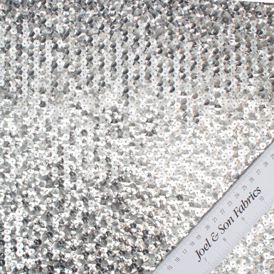 Silver All-Over Sequin Fabric