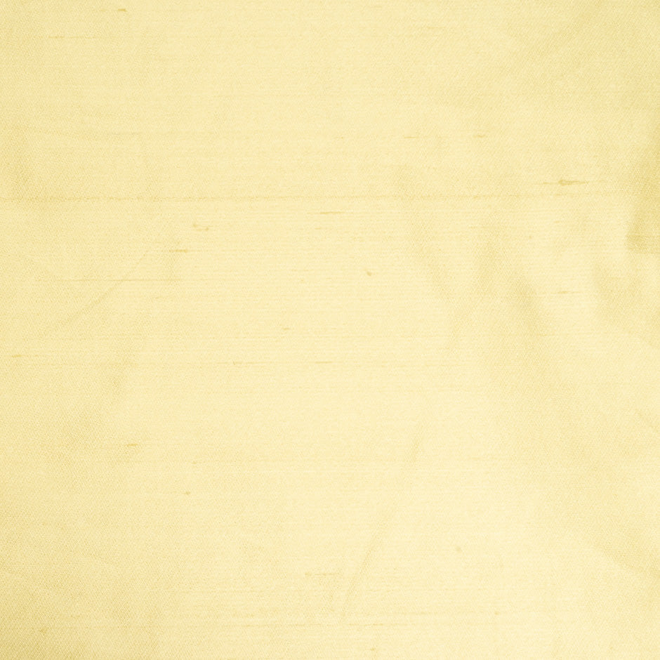 Lemon Sorbet Yellow Silk Shantung