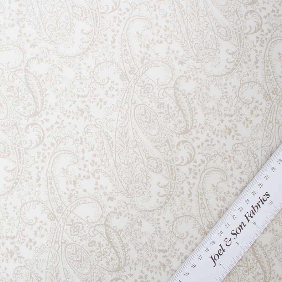 Ivory & Stone Printed Silk