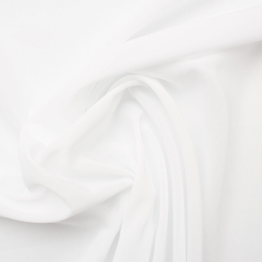 Plain White Lightweight Cotton Shirting (A 2.25m Piece)