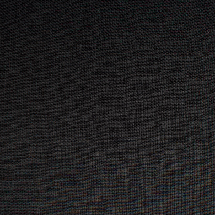 Black Medium Weight Linen