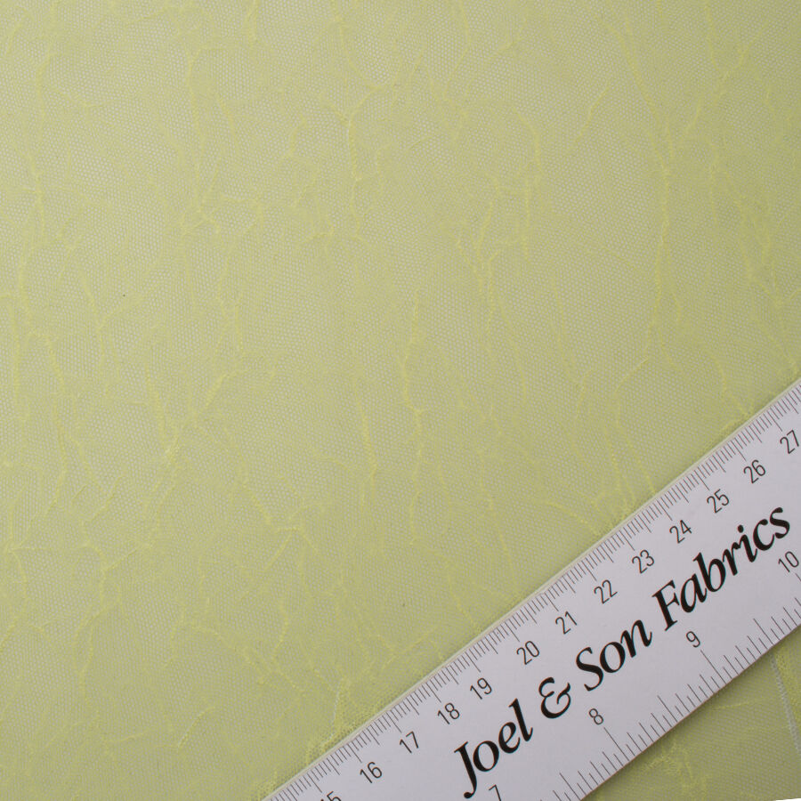 Lime Green Crushed Tulle
