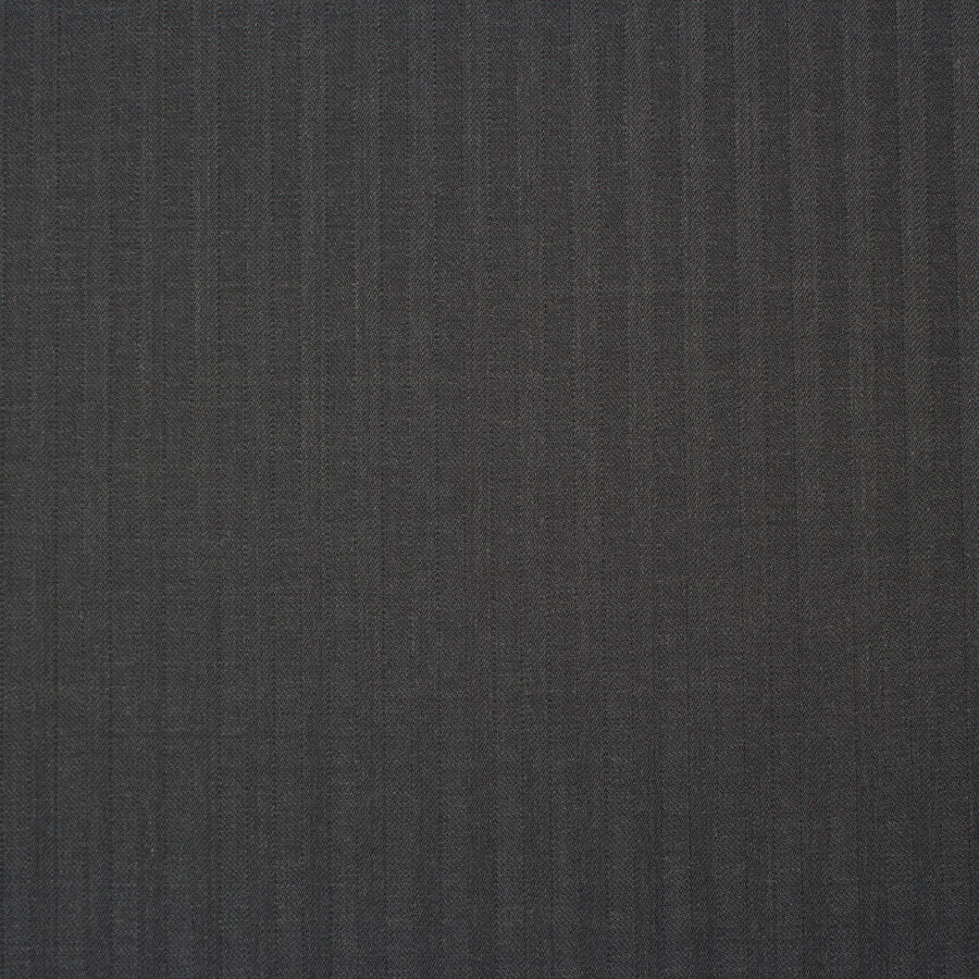 Dark Grey 16 Micron Double Twist Wool Suiting