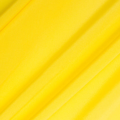 Fluorescent Yellow Silk Crêpe de Chine