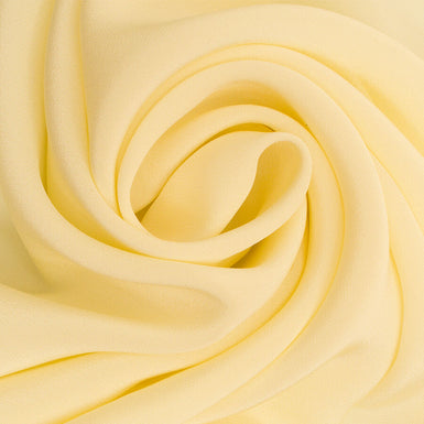 Pale Yellow Silk Crêpe de Chine (A 2.90m Piece)