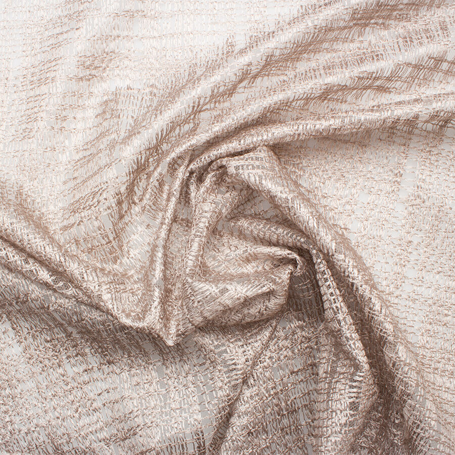 Soft Taupe Lacquered Tulle