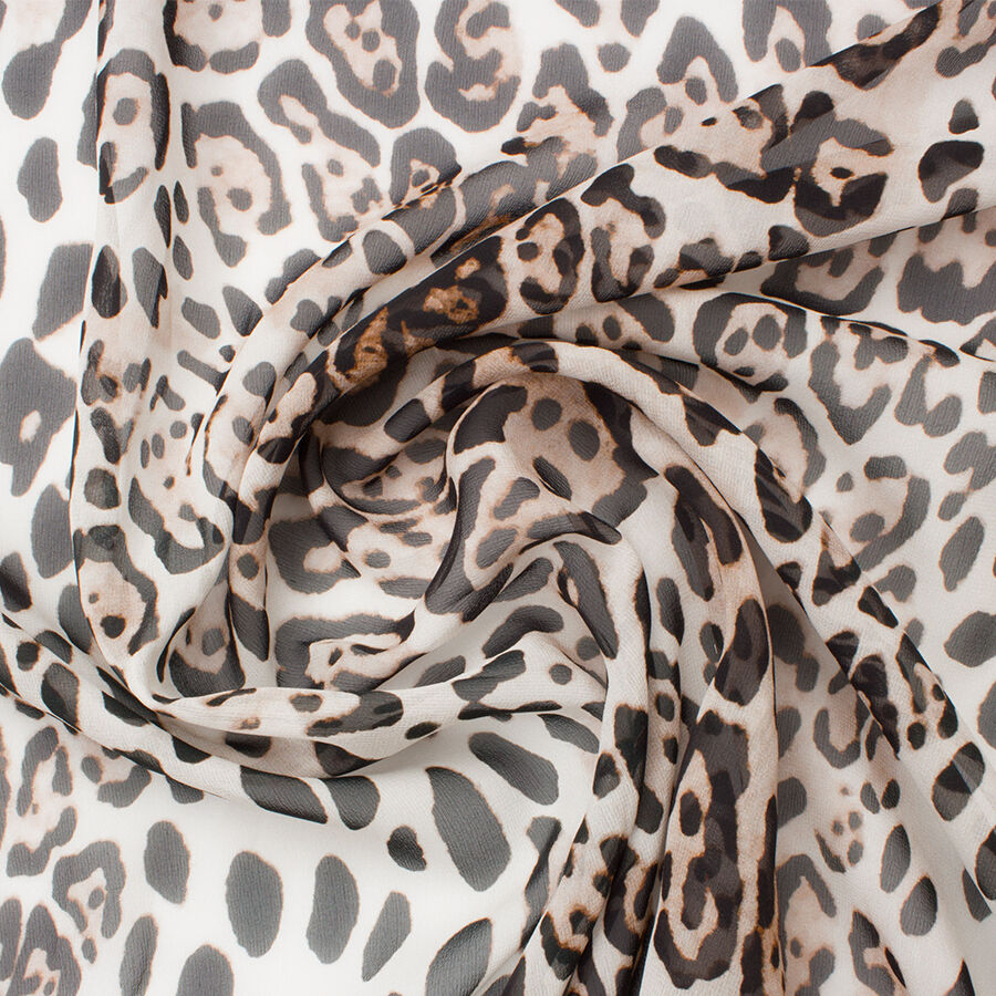 Animal Printed Silk Georgette (A 1m Piece)