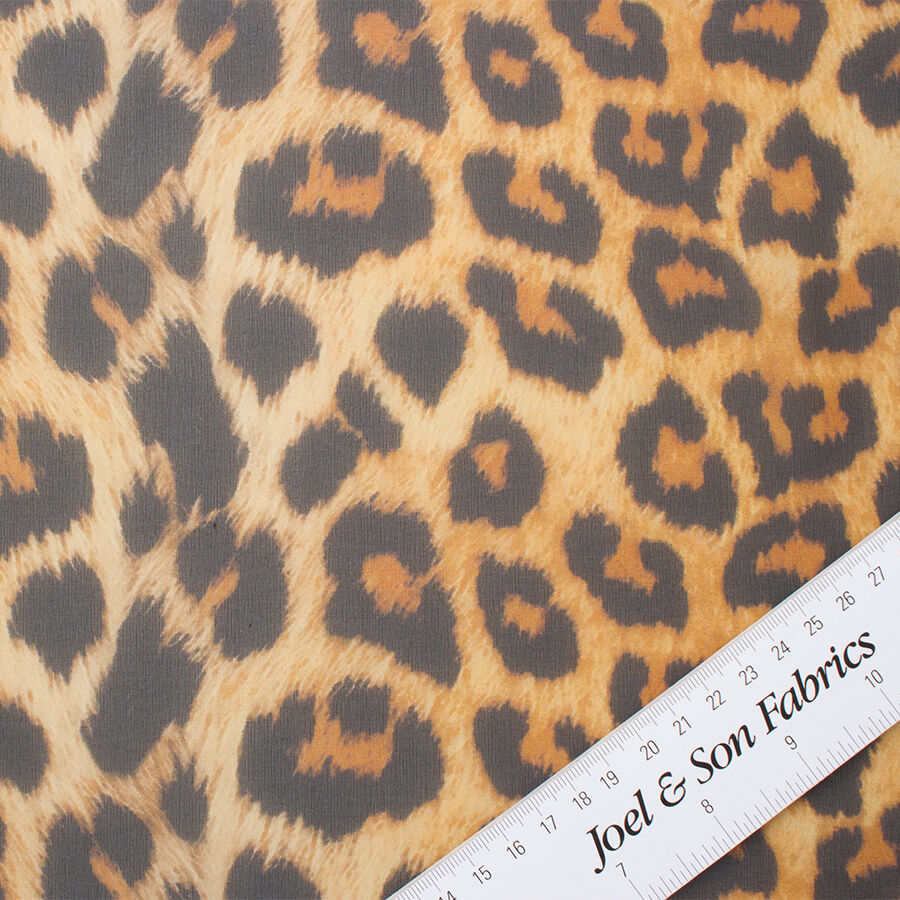 Animal Printed Pure Silk Chiffon (A 3.10m Piece)