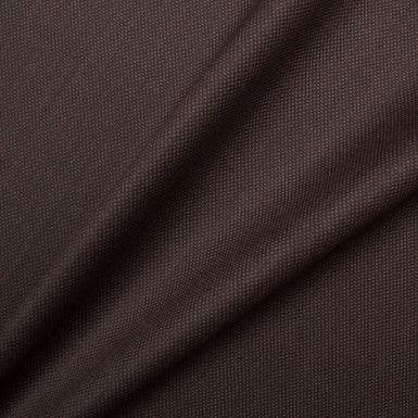 Dark Brown Superfine Pure Wool Suiting