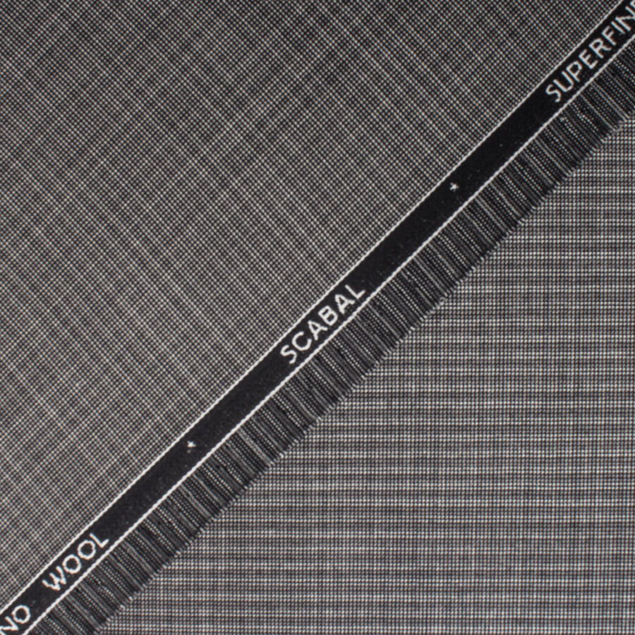 Mid Grey Merino Wool Suiting (A 2.45m Piece)