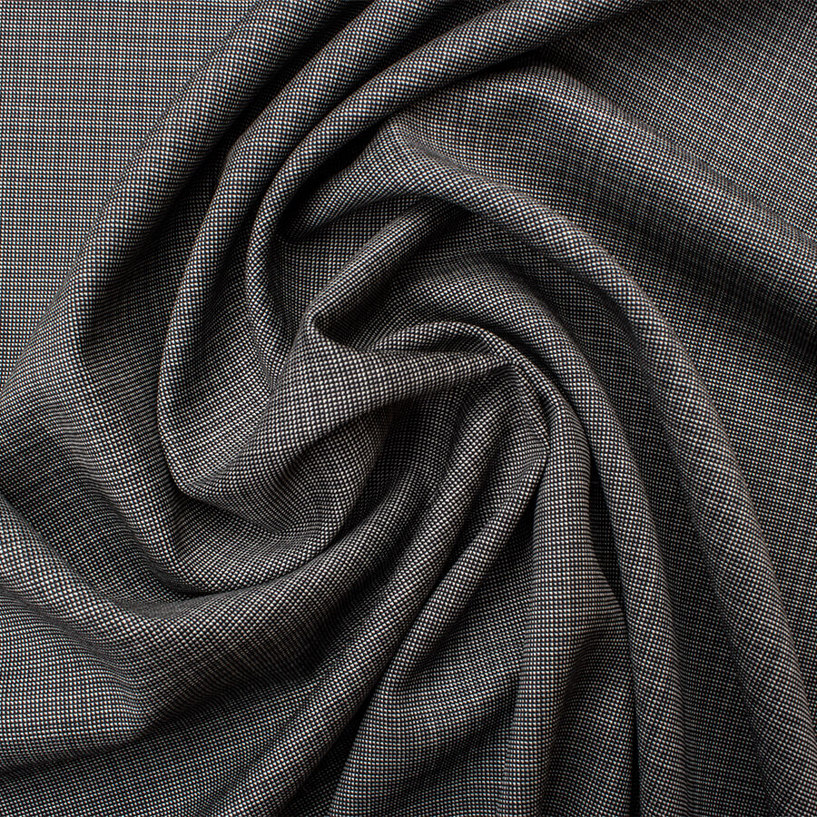 Mid Grey Merino Wool Suiting (A 2.45m Piece)