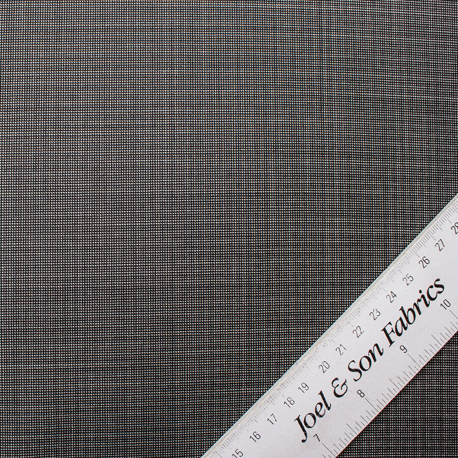 Mid Grey Merino Wool Suiting (A 2.45m Piece)