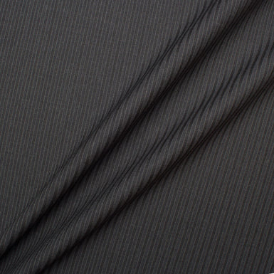 Two-Tone Grey Pinstripe 'Super 120's' Pure Wool (A 2.25m Piece)