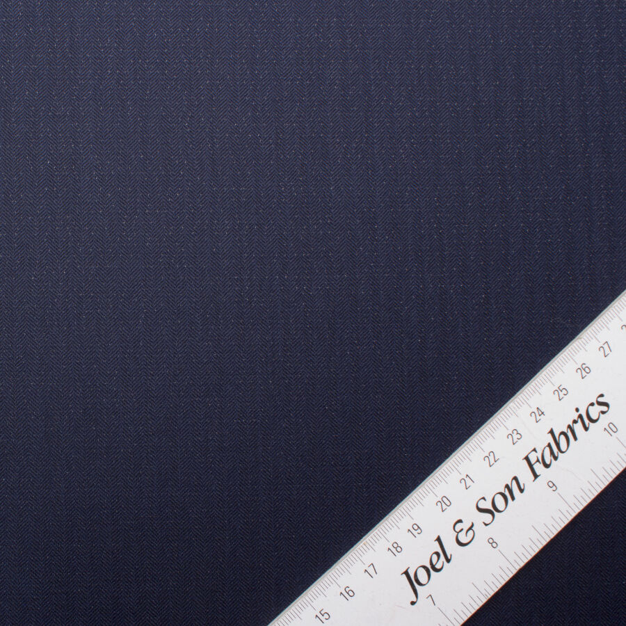 Blue Wool & Lurex Suiting