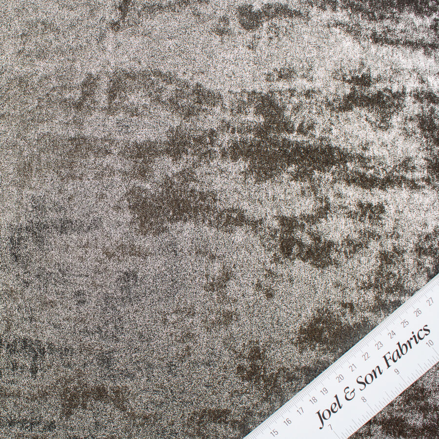 Dark Silver Grey Laminated Microfibre