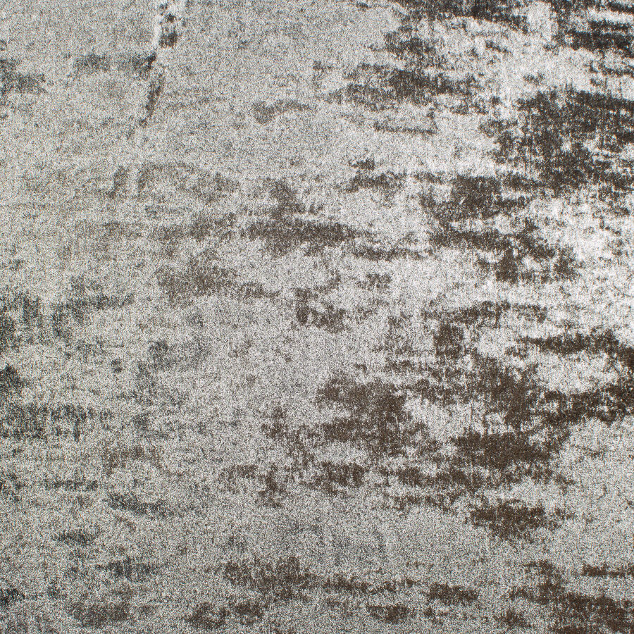 Dark Silver Grey Laminated Microfibre