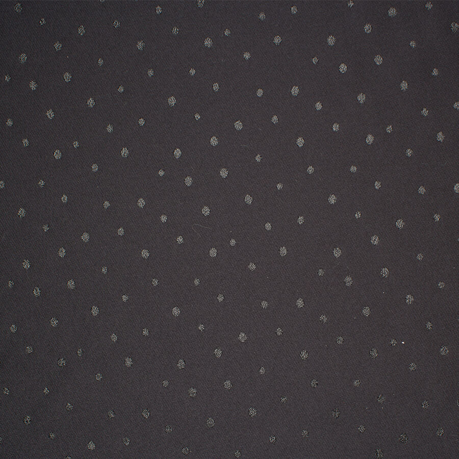 Black Metallic Spotted Viscose Blend