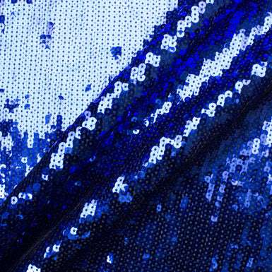 Royal Blue Sequinned Stretch Tulle (A 1.35m Piece)