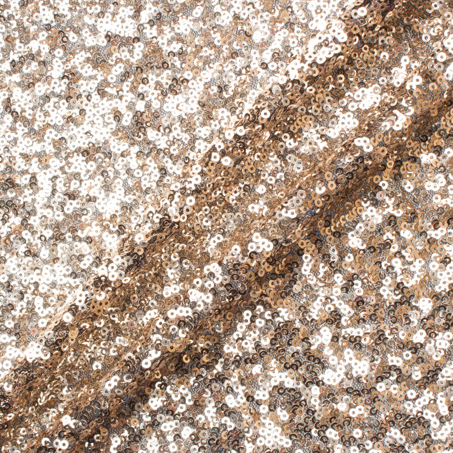 Mini Gold Sequinned Tulle (A 2.90m Piece)